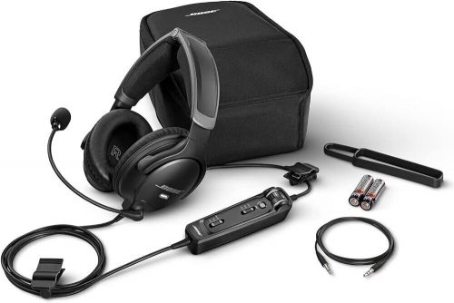 Bose a30 aviation headset with bluetooth - twin plug - used