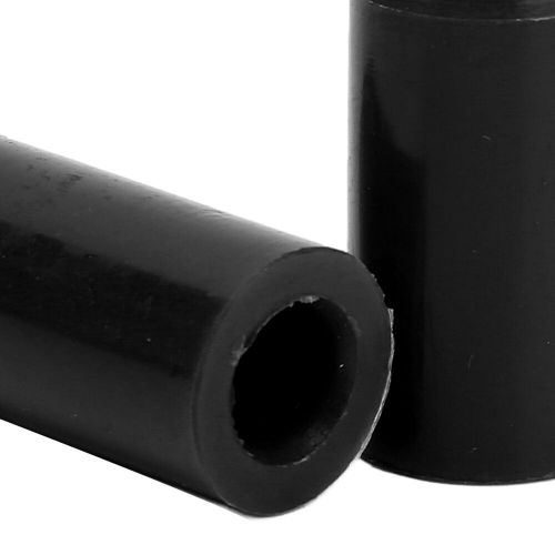 Black 10pcs car intake vacuum hose end blanking cover bung plug silicone 8mm inn