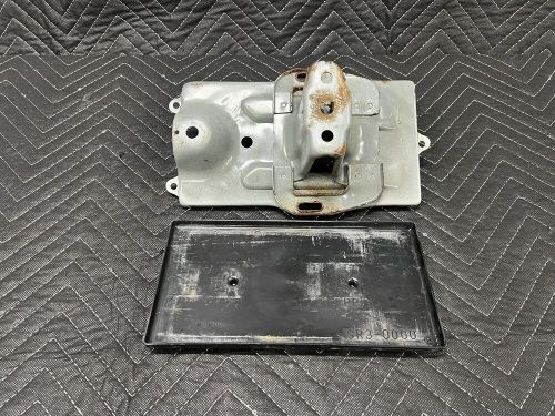 92-00 civic integra del sol oem battery tray assembly tie down silver