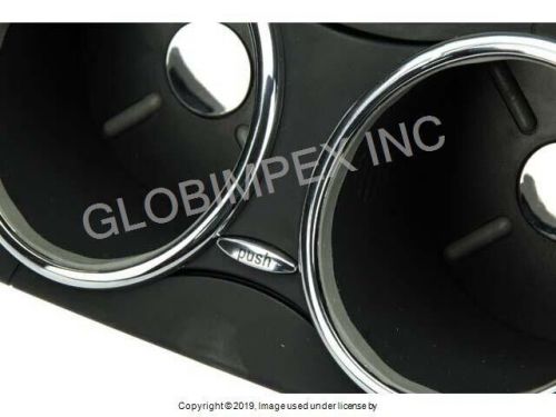 Mercedes (2006-2011) cup holder - in center console (dual) (black) uro parts