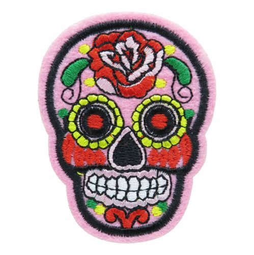 Patch patch skull mexico cult ironing patch biker patch punk rocker patch-