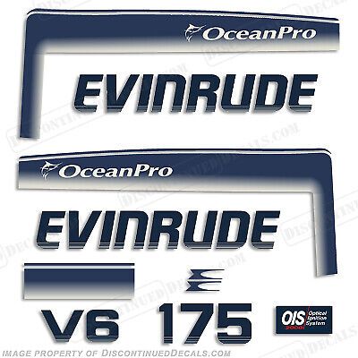 Fits evinrude 1993 - 1997 175hp oceanpro decals