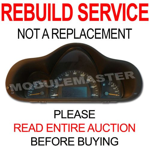 Rebuild repair for 01 02 03 04 05 mercedes c230 c240 c320 instrument cluster