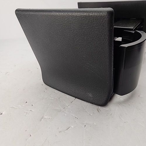 08-15 nissan rogue center console rear pull out cup holder black oem