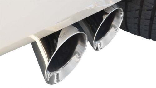 Corsa 14859 cat back exhaust, sport, 3in, single side twin polished 4in tips