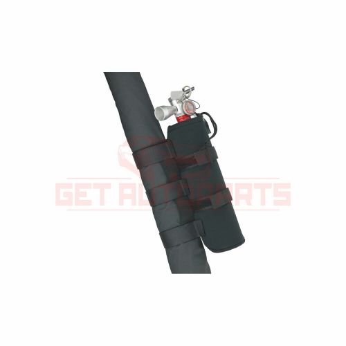 Smittybilt fire extinguisher mount straps black canvas smi769540