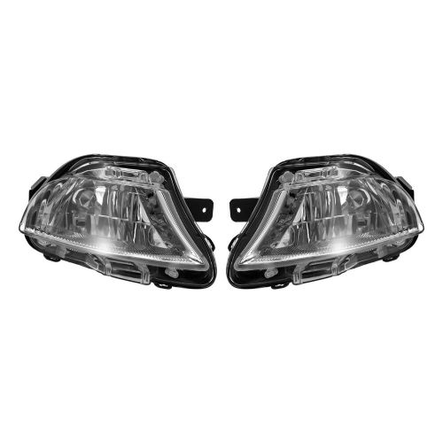 For lexus ls460 2007-2010 left+right front bumper fog lights clear lens fog lamp