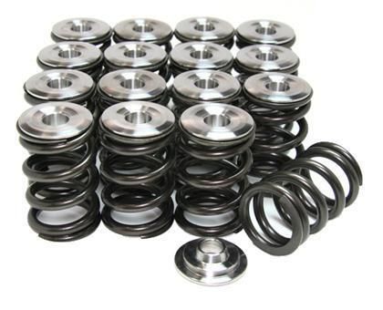 Gsc p-d valve spring &amp; ti retainers shimless &amp; shimover bucket fits toyota 3sgte