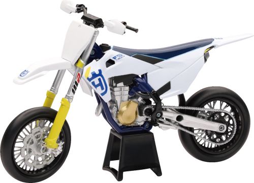 New ray toys husqvarna fs450 2019 bike white/blue/black 1:12 scale 58163