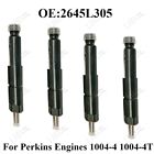 4 pcs for perkins engines 1004-4 1004-4t 2645l305 fuel injector_