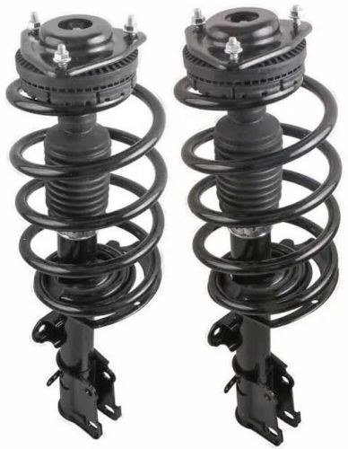 Pair front quick complete strut-coil spring for 2001-2007 chrysler town-country