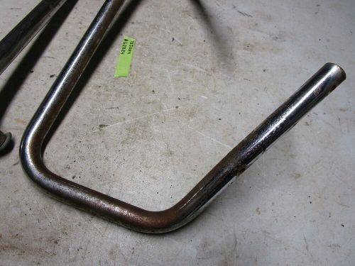 Vintage 73 john deere jdx4 snowmobile 290 cc rear chrome grab handles rh lh