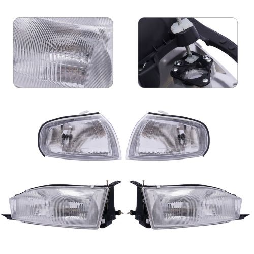 For toyota camry halogen headlights &amp; corner lamp left &amp; right side 1992-1994