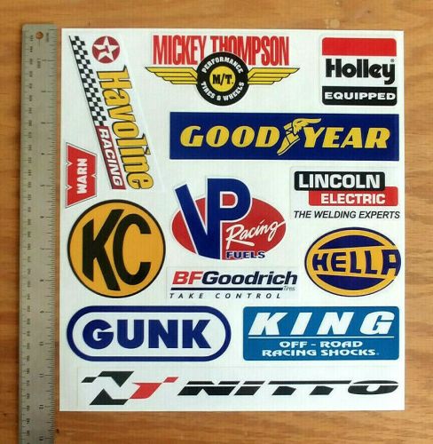 Off road racing decal set   - baja - rally - score- toolbox art - garage decor