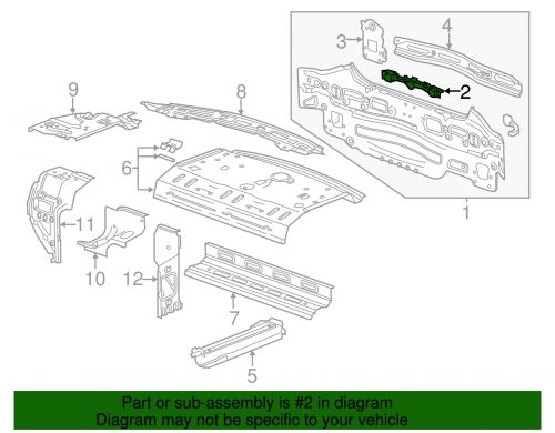 Genuine gm rear bumper fascia bracket 95911403