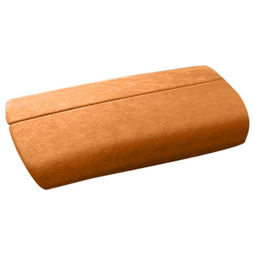 Custom fit suede armrest box cover for byd han scratch resistant orange yellow