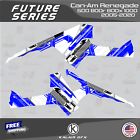 Graphics kit for can-am renegade 500 800 1000 2005-2020 16 milfuture - blue