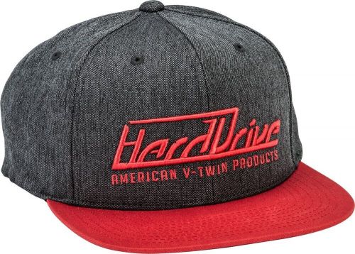 Harddrive hat black/red brand number: 820-hatblkred one size