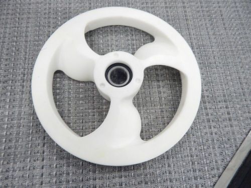 Sly dog white 8&#034; snowmobile idler wheel - 4702-0116