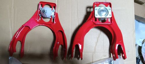 Red camber kit front arm adjustable for honda civic 92-95 acura integra 94-01