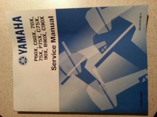 New yamaha service manual 60 70 75 90 two stroke lit-18616-02-05