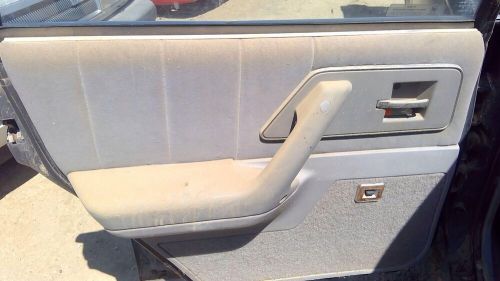 1995 buick century driver left rear inside door trim panel only oem back gray