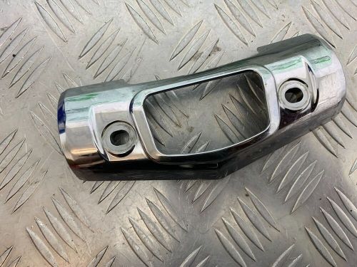 Yamaha xvs 1300 midnight star chrome number plate light cover 07-16 (cmb 1027)