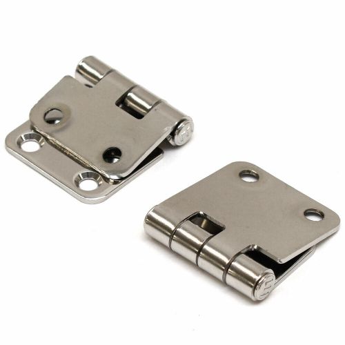 Gemlux boat top mount hinges 1669 | 2 3/8 x 1 1/2 inch ss (pair)