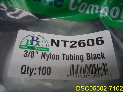 500 ft: prima brake components nt2606 3/8in nylon black tubing