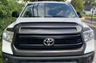 Matte black avs aeroskin lightshield hood bug protector for 14-21 toyota tundra