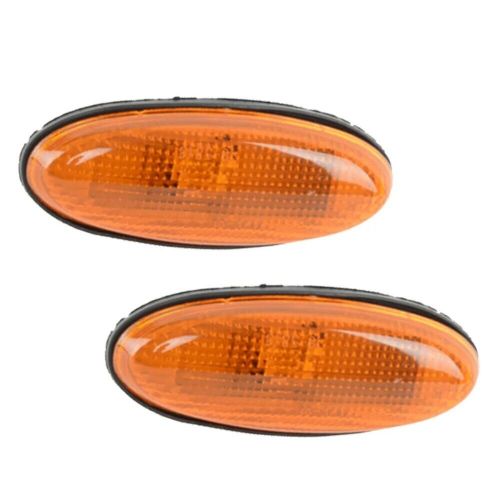 2pcs side marker lights clear lens fits for mazda protege 2001-03tribute 2001-06