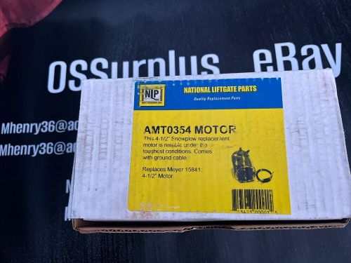 New snow plow motor fits meyer 4 1/2”pump 12v new 15829, 15841, 15869