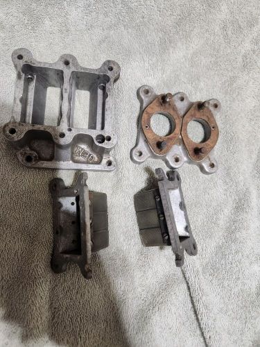 Vintage kart - mac dual carb manifold.