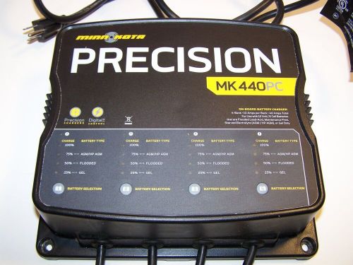 Minn kota mk440pc precision on-board battery charger, 4 banks of 10 amps 4 x 10