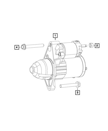 Genuine mopar hex flange head bolt 6510027aa