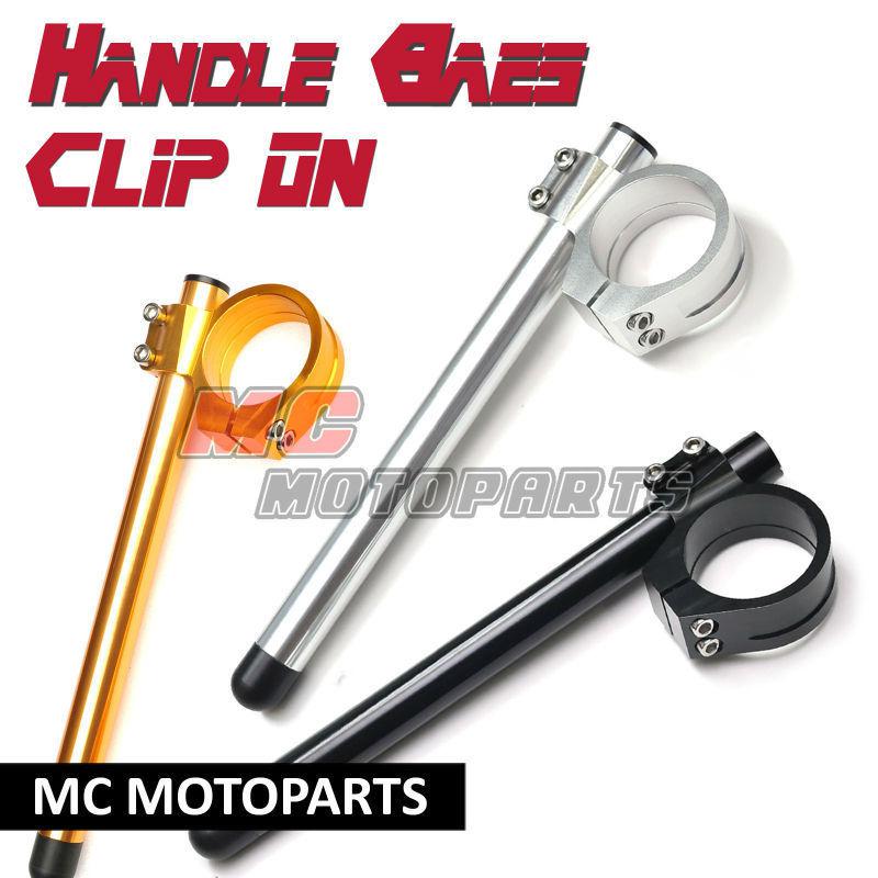 Racing clip on handle bar for ducati 748 916 996 998 848 1098 1198 r s 