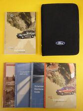 2003 ford explorer owner manual set & black ford zippered factory case. oem