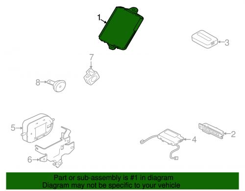 Genuine jaguar control module t2h38589