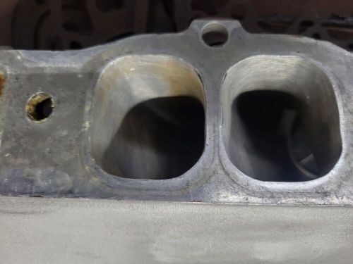 Weiand bbc oval port team g intake dominator flange # 7621