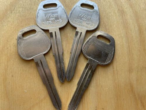 Hyundai mitsubishi hy5 / x196 key blanks. lot of four (4) blank ilco usa keys.