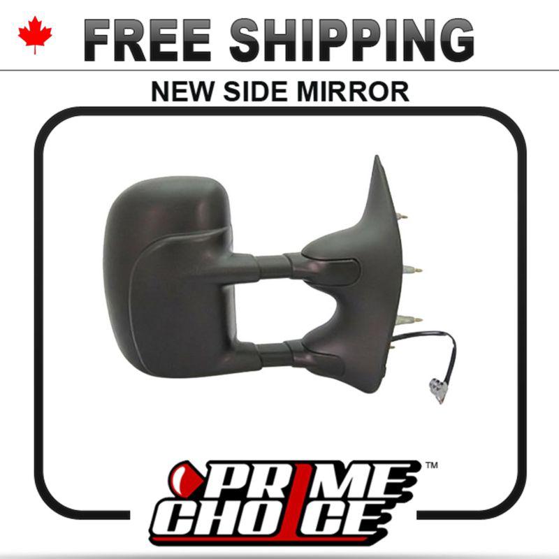 New power heated black driver side view mirror nissan pathfinder  left door lh