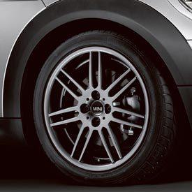 Mini cooper r99 - 17" double spoke wheel gray