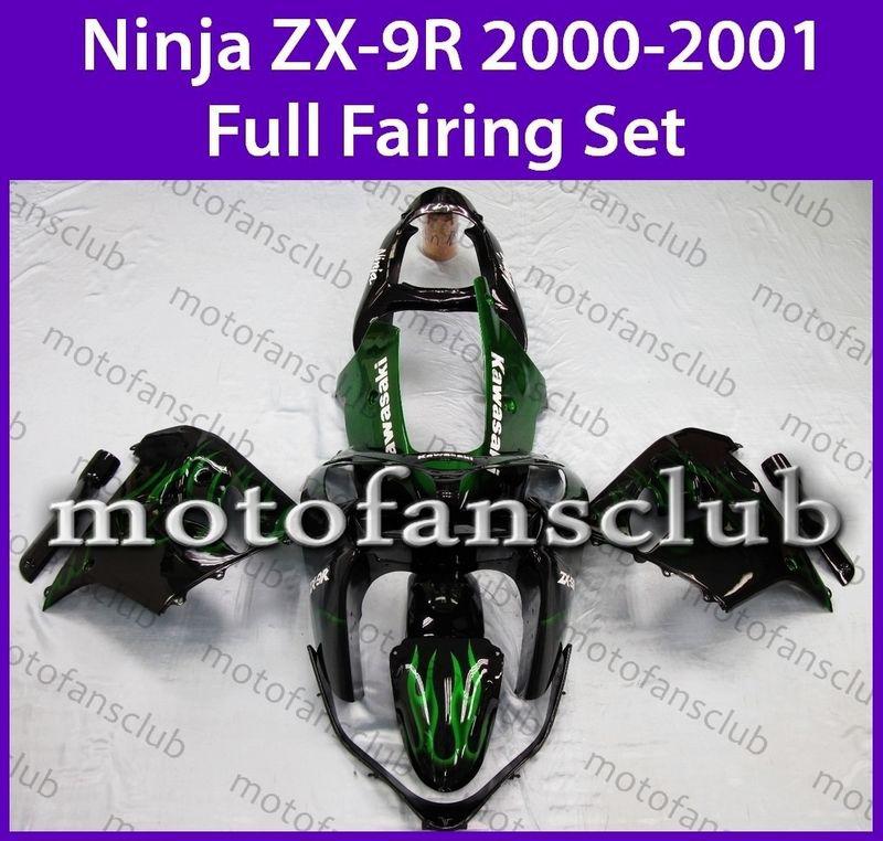 Fit kawasaki zx 9r 00 01 zx9r 2000 2001 zx900 e1 zx900 e2 ninja fairing #09 b