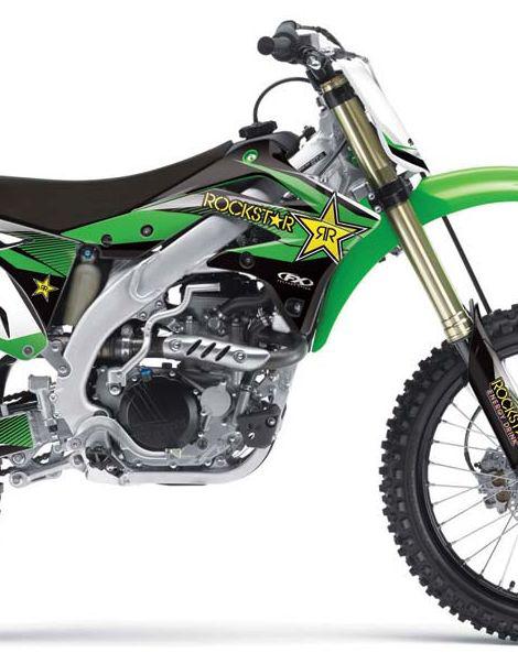 2022 fx rockstar tank/shroud/airbox graphics kit kx450f 09-11