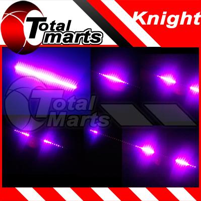 12" car truck knight rider led decoration strobe flash strip light pink