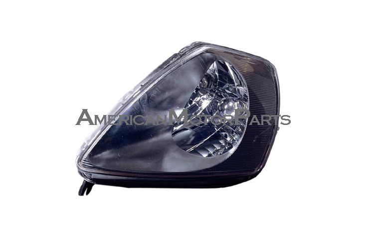 Driver side replacement headlight w/ black housing 00-02 mitsubishi eclipse