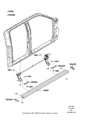 Al3z16a506a bracket 10 mark lt