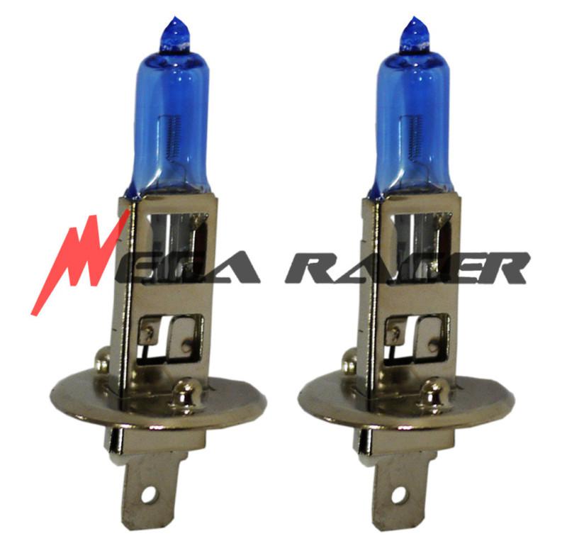 H1 100w super white xenon halogen pair head 2 pc bulbs #he3 lt17 for fog lamp