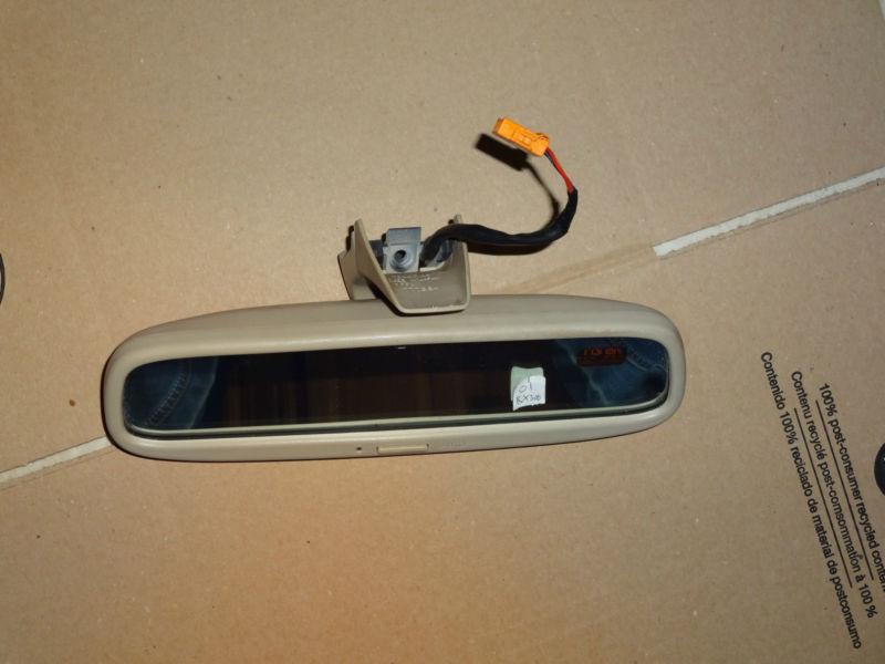 2002 lexus rx300 inside rear view mirror oem 99 00 01 02 tan