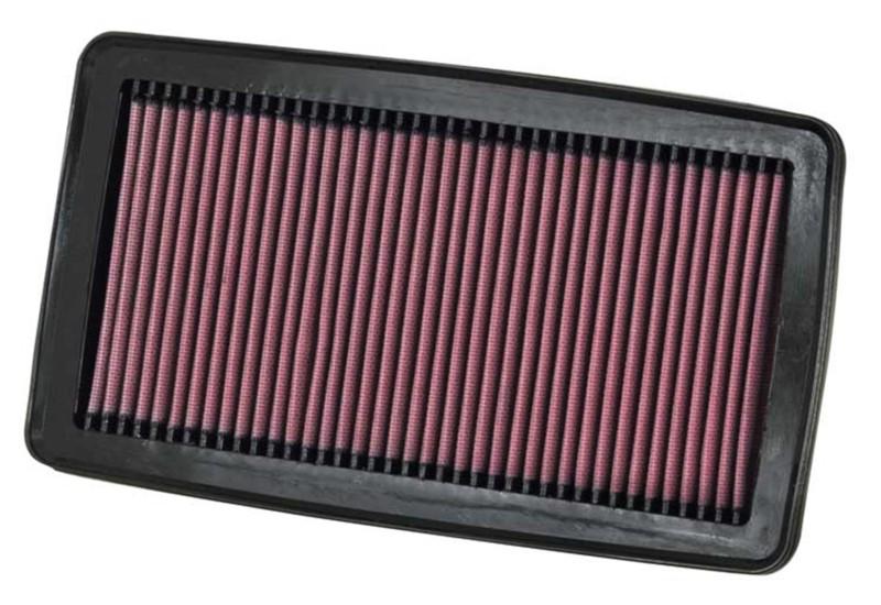 K&n filters 33-2383 - air filter; panel; h-1 in.; l-12 in.; w-6 7/8 in.